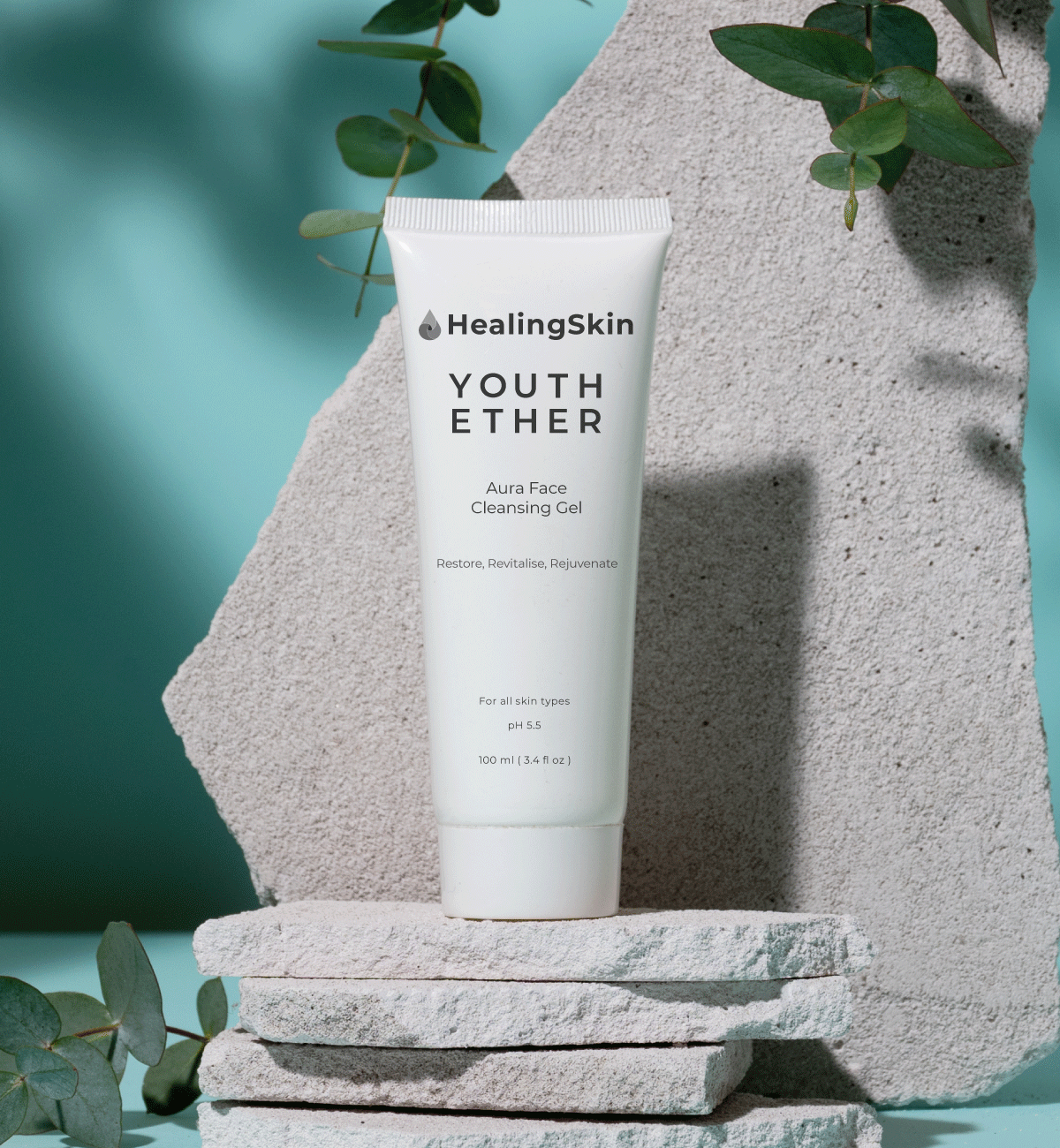 Youth Ether Cleansing Gel contains aurapeptides that restore, revitalise and rejuvenate your skin.